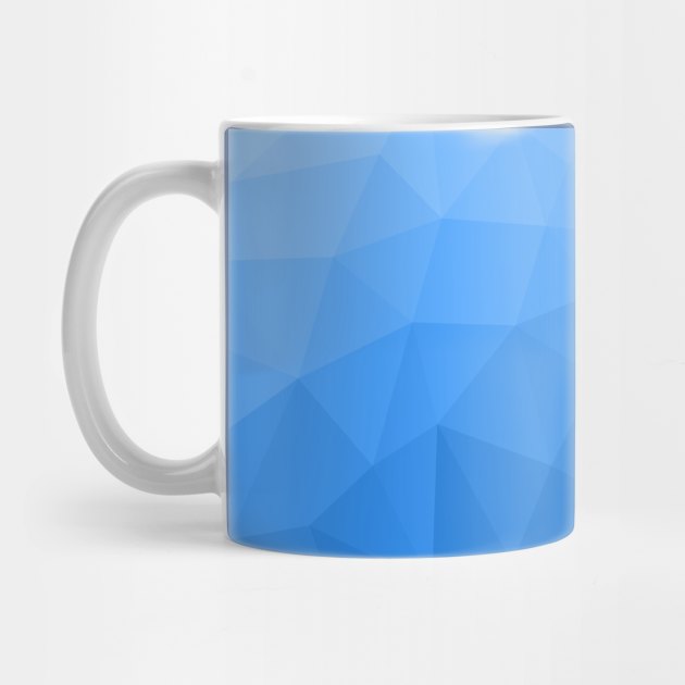 Light blue gradient geometric mesh pattern Triangle by PLdesign